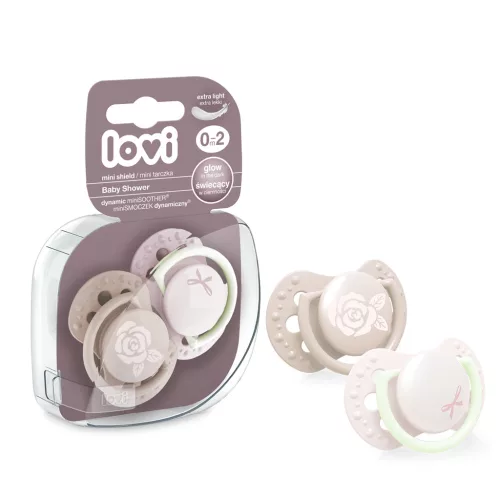 LOVI Cumisüveg mini Baby shower 0-2h 2db lány