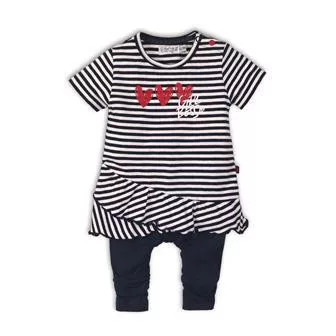 DIRKJE 2 részes C-SO SPORTY GIRL BOSS 56 Navy-White szett
