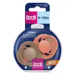 LOVI Dinamikus szilikon cumi Prime 6-18m 2db Granola/Narancs