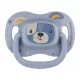 CANPOL BABIES Szimmetrikus szilikon cumi Cute animals 0-6m 1db kék