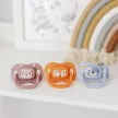 CANPOL BABIES Szilikon cumi szimmetrikus Cute animals 0-6m 1db narancssárga