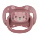 CANPOL BABIES Szilikon cumi szimmetrikus Cute animals 0-6m 1db rózsaszín