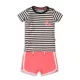 DIRKJE 2 részes C-SO Joyful LETS ROCK 68 White / Black-Pink szett