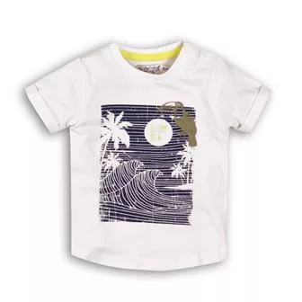 DIRKJE Rövid ujjú póló C-SO TROPICAL TOUCAN DO IT 74 White