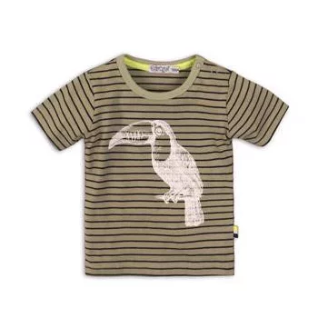   DIRKJE Rövid ujjú póló C-SO TROPICAL TOUCAN DO IT 74 Zöld