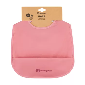 PETITE&MARS PU előke Nate Dusty Rose 6hó+