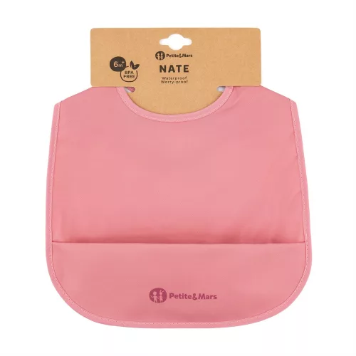 PETITE&MARS PU előke Nate Dusty Rose 6hó+