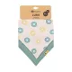 PETITE&MARS Bandana előke Luke 2 db Bézs Kiwis&Misty Zöld 3m+