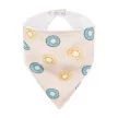 PETITE&MARS Bandana előke Luke 2 db Bézs Kiwis&Misty Zöld 3m+