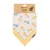 PETITE&MARS Bandana előke Luke 2 db Bézs Körte&Intenzív Okker 3hó+