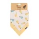 PETITE&MARS Bandana előke Luke 2 db Bézs Körte&Intenzív Okker 3hó+