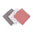 PETITE&MARS Bambusz muszlin 3db-os pelenka szett Moussy Rose Rainbows, 68 x 68 cm