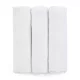 PETITE&MARS Bambusz muszlin 3db-os pelenka szett Moussy Total White, 68 x 68 cm