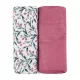 PETITE&MARS Bambusz muszlin takaró 2 db Misty Pink Meadow 120 x 120 cm