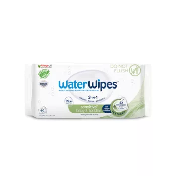 WATERWIPES Nedves törlőkendő Baby&Toddler 3in1 60 db