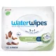 4x WATERWIPES Nedves törlőkendők Baby&Toddler 3in1 60 db (240 db)