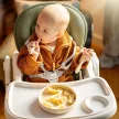 PETITE&MARS Etetőszék huzat és tálca Gusto Mature Olive