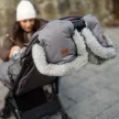 PETITE&MARS Kesztyű / Kézmelegítő babakocsira Furry Sky Whisper