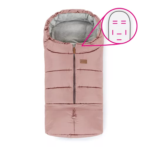 PETITE&MARS Állítható bundazsák 3in1 Jibot Horizontal Dusty Pink