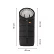 PETITE&MARS Állítható bundazsák 3in1 Jibot Charcoal Grey