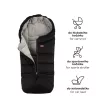 PETITE&MARS Állítható bundazsák 3in1 Jibot Charcoal Grey