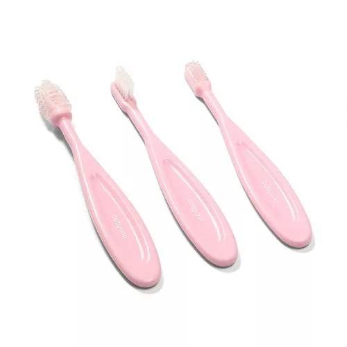 BABYONO Fogkefe 3 db, piros