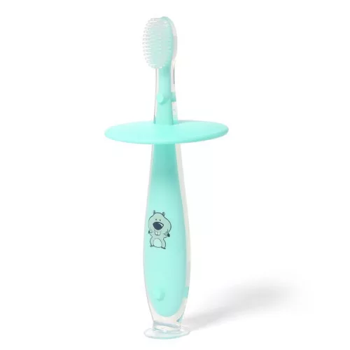 BABYONO Fogkefe biztonságos menta 12m+