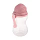 CANPOL BABIES Sportpalack szilikon szívószállal 370ml 12m+ rózsaszín
