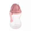 CANPOL BABIES Sportpalack szilikon szívószállal 370ml 12m+ rózsaszín