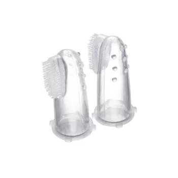 CANPOL BABIES Első ujjra húzható masszázskefe tokban