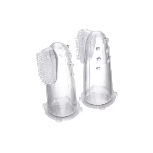 CANPOL BABIES Első ujjra húzható masszázskefe tokban