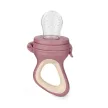 PETITE&MARS Szilikon gyümölcs etető cumi Fruzi Rose&Sand 6hó+