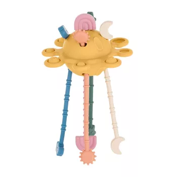   Petite&Mars Szilikon érzékszervi játék Crazy Planet Intense Ochre 10m+