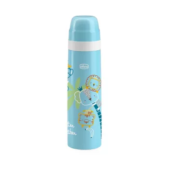 CHICCO Termoska modrá s obrázkami 500 ml