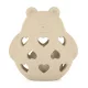 PETITE&MARS Szilikon játék csörgővel Bear Basil Desert Sand 0m+