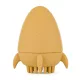 PETITE&MARS Szilikon fürdőjáték kefével Splashy Rocket Intense Ochre 6m+