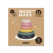 PETITE&MARS Fa építőjáték Orbit Wood of Mars 12hó+ Aurora Pink