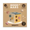 PETITE&MARS Fa formaválogató játék Gravity Wood of Mars 12hó+ Aurora Pink