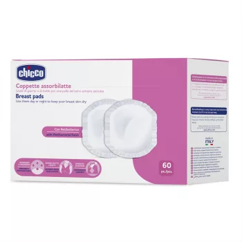 CHICCO Antibakteriális melltartóbetétek 60 db