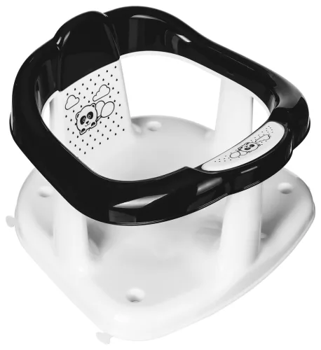 MALTEX Panda fürdőkád ülés - Fehér/Fekete