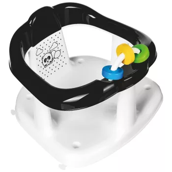 MALTEX Panda játékos fürdőülés - Fehér/Fekete