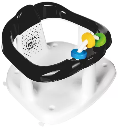 MALTEX Panda játékos fürdőülés - Fehér/Fekete