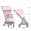 PETITE&MARS Sport babakocsi Zip Silky Rose