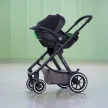PETITE&MARS Core Pro i-Size autósülés fekete szürke 40-87 cm (0-13 kg)