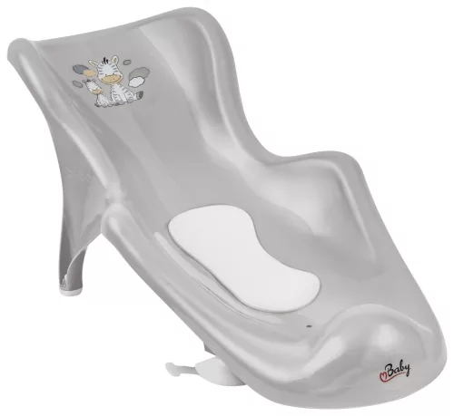 MALTEX Csúszásgátló betéttel ellátott fürdőkád ülés Zebra - Szürke