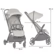 PETITE&MARS Sport babakocsi Flip Platinum Grey
