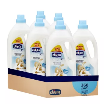   6x CHICCO Öblítő koncentrátum Édes Púder 1,5 l (60 mosás)
