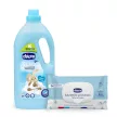 CHICCO Koncentrált öblítő Édes Púder 1,5 l, 60 mosás + nedves törlőkendő 72 db ingyen