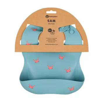 PETITE&MARS Szilikon előke Take&Match Tengeri Rákok 6m+