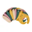 PETITE&MARS Szilikon előke Take&Match Sand Butterflies 6m+
